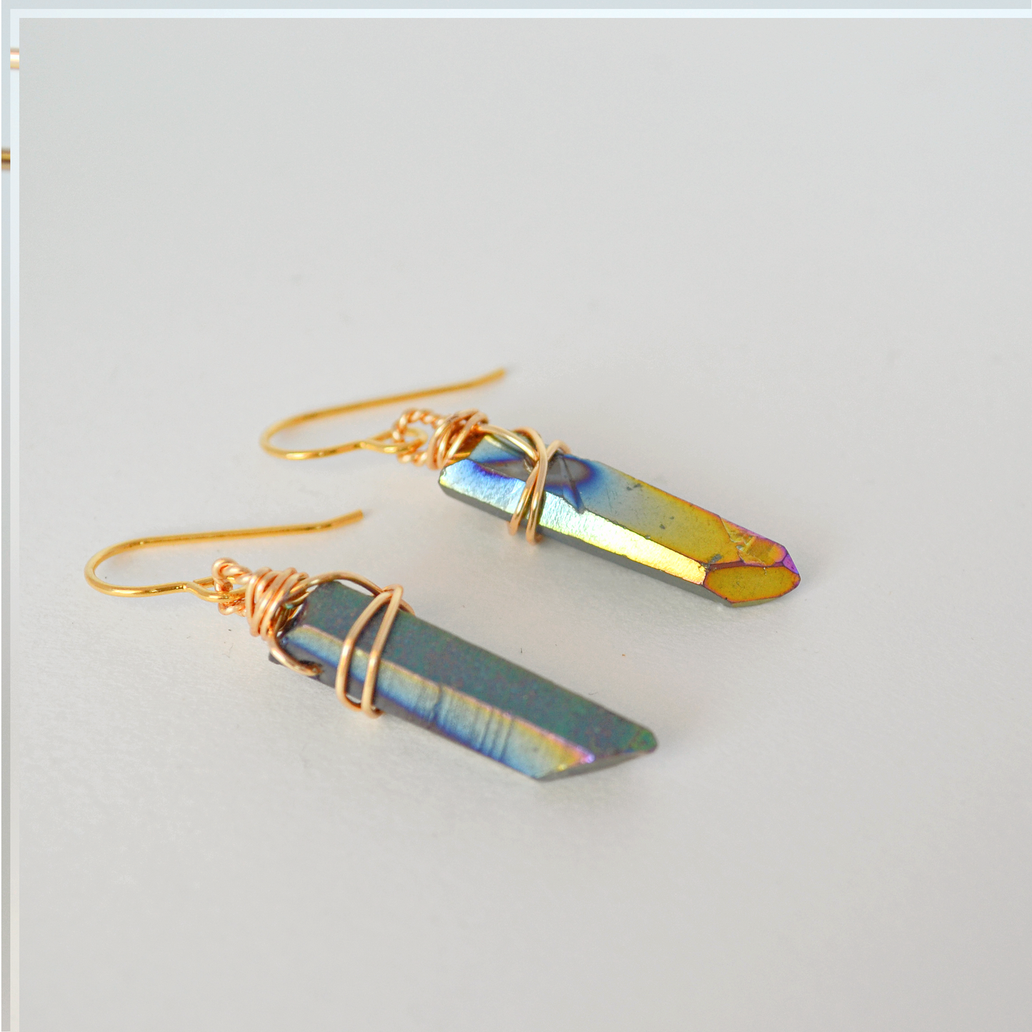 Ella Earrings • Oil slick