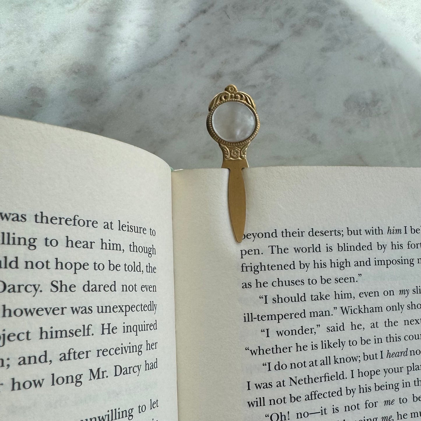 Mother of Pearl Bookmark