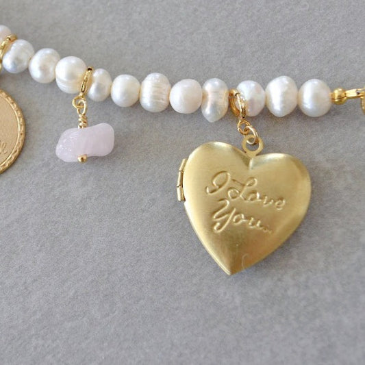 I Love You Locket Charm • Halfable