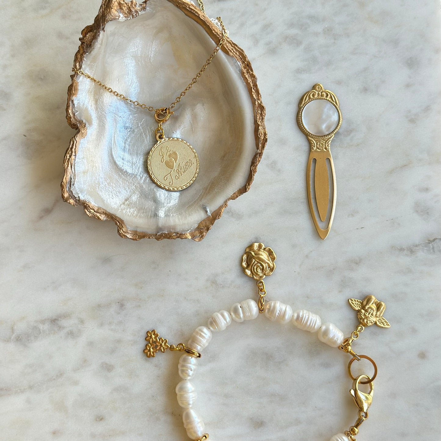 Mother of Pearl Bookmark