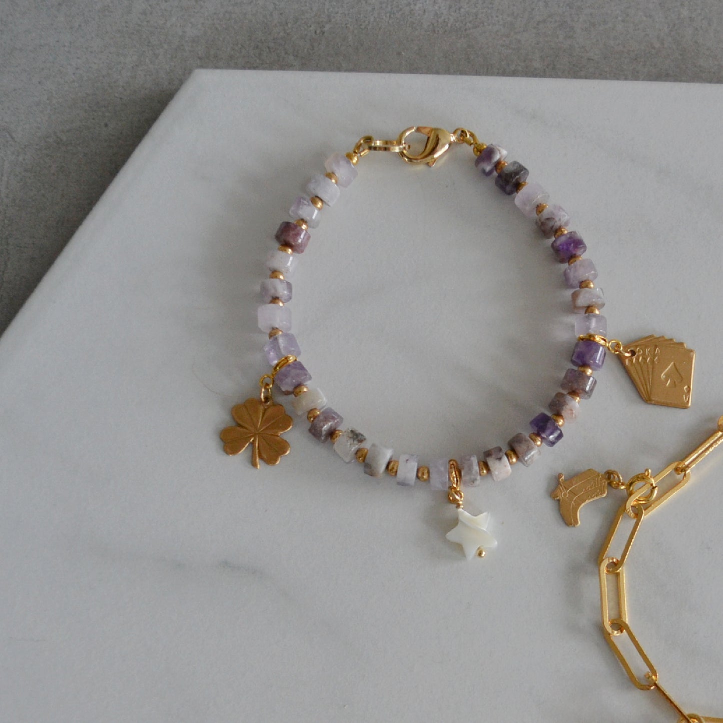 4 Leaf Clover Charm • Halfable