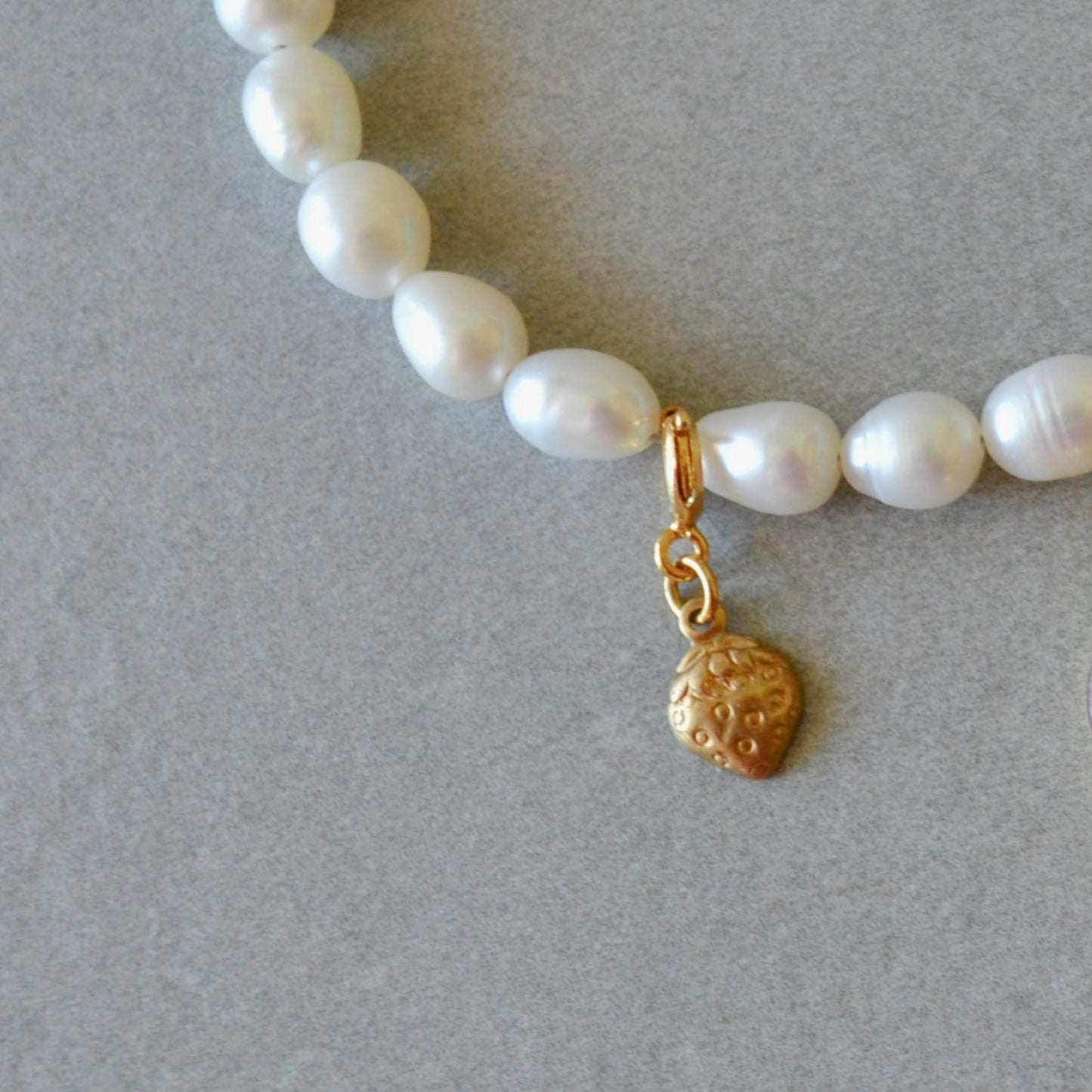 Tiny Strawberry Charm • Halfable