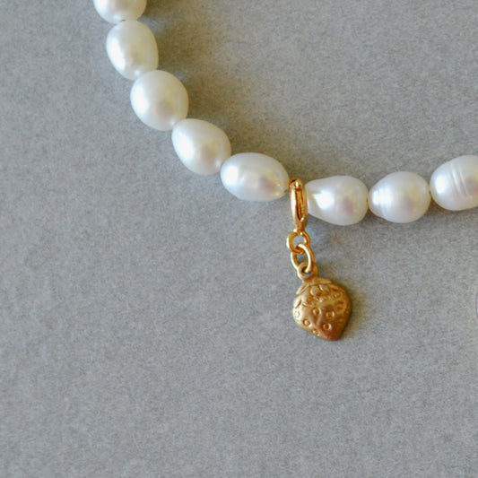 Tiny Strawberry Charm • Halfable